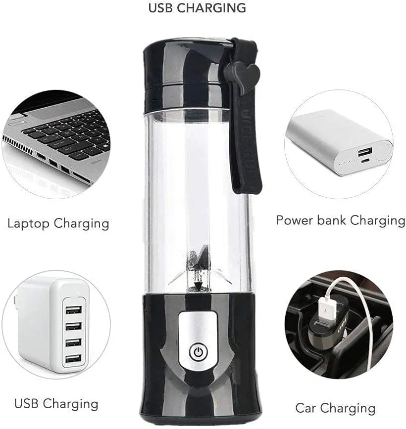 Liquidificador Portatil Juice Blender 18000rpm USB recarregavel